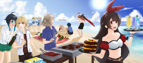 Genshin BBQ Summer